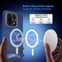 Étui de téléphone magnétique en fibre de carbone Kevlar haut de gamme prêt à être expédié avec aimant pour OPPO OnePlus 15 OnePlus 13