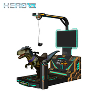 Machine de tir VR HEROVR Dinosaure Rentable : Expérience Immersive et Dynamique pour les Visiteurs des Parcs à Thème
