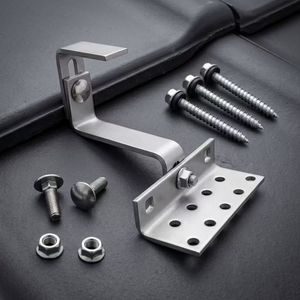 Support de fixation réglable pour panneau <span class=keywords><strong>solaire</strong></span> en acier inoxydable pour <span class=keywords><strong>toiture</strong></span> en tuiles céramiques ou ardoises - Product Image 1