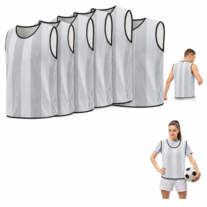 Tengbo Mesh Big Hole Volwassen Voetbalshirts, Aanpasbare Print Logo Set 12/24 Trainingsvesten, Snel Droogend, 100% Polyester - Product Image 1