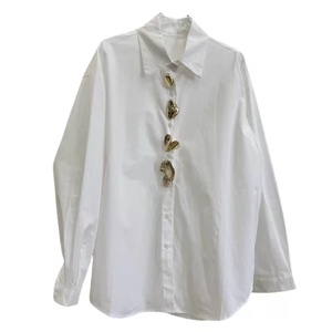 New Spring Autumn Summer <strong>2026</strong> Cotton Long Sleeve Solid Color Blouses Shirts for Women Trend Loose Casual <strong>Tops</strong> Woman <strong>Clothing</strong> - Product Image 5