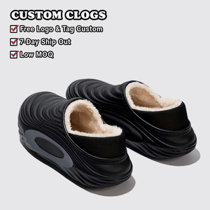 OLICOM Chaussons Bottes Homme Femme Chauds Doux Confortables en Mousse à Mémoire de Forme Imperméables Antidérapants <span class=keywords><strong>pour</strong></span> Intérieur avec Velours Moelleux - Product Image 1