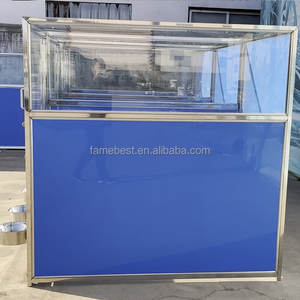 คอกสุนัขแบบกองคู่พร้อมกระจกกันบิด มีท่อระบายน้ําในตัว ทําความสะอาดได้เหมือนคอกสุนัขแบบแผงลอย - Product Image 5