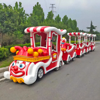 Durable de haute qualité utilisant divers Train d'amusement Kids Train Ride Fiberglass Mini Sightseen Train
