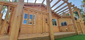 Nuovo design <span class=keywords><strong>in</strong></span> legno log casa verde casa di installazione rapida per la <span class=keywords><strong>vendita</strong></span> prefabbricata villa prefabbricata - Product Image 4
