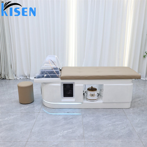 KISEN Beauty Salon Shampoo Chair Shampoo Bowl and Chair Smart Electric with <b>LED</b> Storage for Beauty Salon - Product Image 2