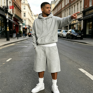 Pantaloncini da Uomo all'Ingrosso, Joggers Streetwear 400 GSM, Pantaloncini Sportivi 100% Cotone con Coulisse in Vita, Personalizzabili, Estivi con Tasche - Product Image 2