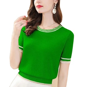 เสื้อยืดพิมพ์ลายเทอร์รี่แห้งเร็ว ระบายอากาศได้ดี เป็นมิตรกับสิ่งแวดล้อม เสื้อสวมลำลอง แขนยาว คอกลม ทรงหลวม สำหรับผู้หญิง ใส่ได้ทุกโอกาสในฤดูร้อน - Product Image 1