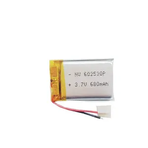 Customized Rechargeable Lithium Polymer Battery Cell 3.7v digital batteries cellphone 680mAh lipo battery
