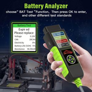 Probador de Baterías de Auto con Logotipo Personalizado BT400 12-24V, Analizador Multifuncional de Reemplazo de Baterías de Vehículos, 1 Año de Garantía - Product Image 4