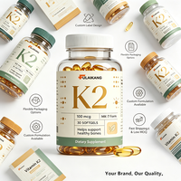 Complément de Vitamine K2 MK-7 Formule Personnalisée pour Marques Professionnelles – Soutien de la Densité Osseuse – Fabricant OEM Marque Blanche