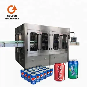 High polymer material aluminum can filling machine production line 500ml beverage cans filling machine