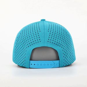 Diseña Tu Propio Logotipo Bordado Personalizado, Gorra Deportiva de 6 Paneles para Adultos, 100% Poliéster y Spandex, Perforada con Corte Láser, Gorras para Papá - Product Image 5