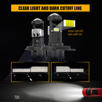 Approvisionnement d'usine 45W LED lentille de projecteur de phare de voiture 6500K