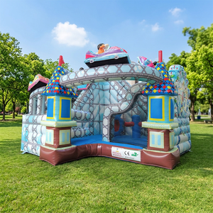 Winsun Outdoor Inflatable <b>Obstacle</b> <b>Courses</b> Commercial Bounce House Slide Combo for Kids Adults Party PVC Material Fireproof - Product Image 1