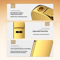 Briquet coupe-vent haut de gamme, personnalisé, imprimé, publicitaire, vente en gros, durable, rechargeable au gaz butane