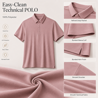 Camiseta Polo JNEI Aero Performance 150g con Protección Térmica, Secado Rápido, Poliéster, Ropa para Viajes Diarios, Marca Privada OEM