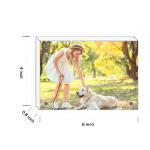 40 gói 4x6 inch 20mm Độ dày rõ ràng từ khung ảnh <span class=keywords><strong>Acrylic</strong></span> khung ảnh <span class=keywords><strong>Acrylic</strong></span> khung đứng cho Máy tính để bàn hiển thị - Product Image 2