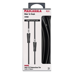 Cavo <span class=keywords><strong>Jack</strong></span> 3.5 Extension Noir 00205121 5m - Product Image 2