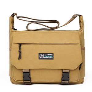 Wholesale Men's Cross-body Bag Fashion Canvas Single Shoulder Bag Waterproof <b>Backpack</b> Leisure Bag - Product Image 3