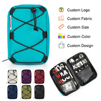 Sac de rangement pour câbles de voyage BSCI, étui portable pour accessoires électroniques, pochette étanche pour chargeur, cordon, écouteurs