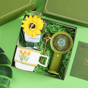 Nouvelle tasse à café en verre 2023, tasse avec carnet de notes, parapluie ou serviette comme boîte <span class=keywords><strong>cadeau</strong></span> de Promotion nouveaux cadeaux pour femmes anniversaire ou mariage/ - Product Image 2