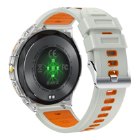 Reloj Inteligente K71 con Linterna LED, Proveedor de Fábrica, Pantalla Redonda AMOLED de 1.6 Pulgadas, Batería de 600 mAh, Reloj Deportivo Resistente