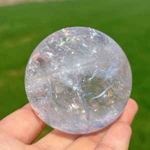 Esfera de Cristal de Cuarzo Natural Transparente al por Mayor, Esfera de Cristal Blanco Pulido, Piedra Curativa para Decoración del Hogar - Product Image 3