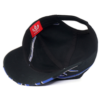 Casquette de sport bicolore avec logo brodé personnalisé Vente en gros Casquette de baseball 6 panneaux en coton de haute qualité pouvant être personnalisée avec motif de logo