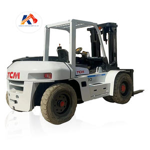 Montacargas Diésel Usado TCM 100 de 10 Toneladas, de Segunda Mano, para Construcción, Alto Rendimiento, TCM FD100 en Venta, en Buenas Condiciones - Product Image 1