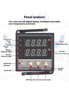 Pengendali temperatur <span class=keywords><strong>Digital</strong></span> <span class=keywords><strong>PID</strong></span>, pengontrol tampilan <span class=keywords><strong>Digital</strong></span> dengan menyampaikan Output Input Universal - Product Image 4