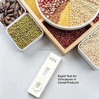 Kit de test rapide de l'ochratoxine A (OTA) – Détection de mycotoxines par flux latéral à l'or colloïdal pour céréales, aliments, maïs, blé, riz – Test de sécurité alimentaire