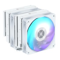 Refroidisseur d'air pour processeur FEZCOOL AL660 à double tour, ventilateurs PWM à faible bruit, 1700/AM4/AM5, roulement fluide ARGB, liaison cuivre-aluminium ARGB