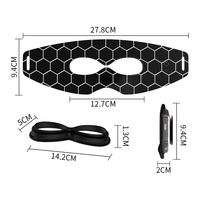 Patchs oculaires à microcourant avec 7 modes de lumière colorée pour la réduction des rides et le raffermissement de la peau, portables
