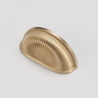 Poignée de meuble Qiansi en laiton semi-circulaire, bouton de tirage pour tiroir, armoire de cuisine, porte de placard, chambre à coucher, extérieur