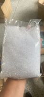 Confettis transparents en acrylique diamanté 3*4mm pour la décoration de mariage, confettis pour la table, perles à saupoudrer