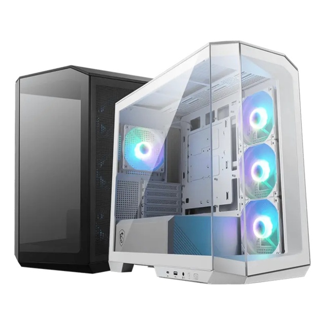 MS1 PANO M100R PZ / WHITE MICRO-ATX Tower ARGB FAN PC CASE