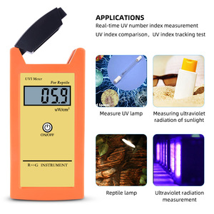 Medidor de índice UV portátil de mano para reptiles Medidas UVI <span class=keywords><strong>UVC</strong></span> UVB UVA Luces UV Potencia electrónica Garantía de 1 año - Product Image 3