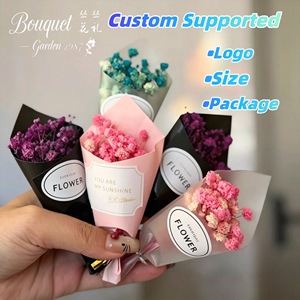 Bouquet miniature de <span class=keywords><strong>fleurs</strong></span> séchées directement de l'usine, petit bouquet souvenir, diffuseur de parfum pour voiture, fleur artificielle à bas prix - Product Image 3