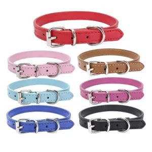 High Quality Wholesale Price PU leather Pet Cat Dog Collar