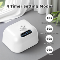Lampe à pédicure professionnelle 48W, sèche-ongles électrique 2 en 1, lampe à LED UV pour pédicure et manucure