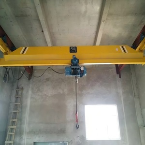 Grúa Puente Monoviga de Taller, Nueva y Eficiente, Capacidad de 5-15 Toneladas, Manejo de Materiales, Motor, Bomba, Control Remoto - Product Image 1