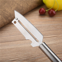 Multifunctionele Keuken Gadgets Rvs Groente Dunschiller Flessenopener Fruit Snijmachine Groente Dunschiller Voor Thuis Keuken