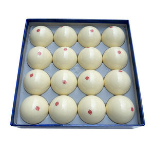 Juego de Bolas de Billar de Resina XINGKANG 8A de 57.2mm, 6 Bolas con Puntos Rojos, 2-1/4 Pulgadas, para Entrenamiento, en Caja - Product Image 3