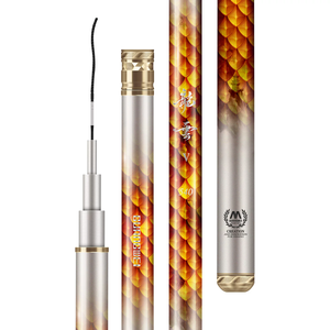 Canne à main polyvalente pour eau douce, structure en carbone à enroulement croisé et inversé, pointe renforcée, 28Tune 4.5H 40T+46T, 7.2m, 221g - Product Image 1