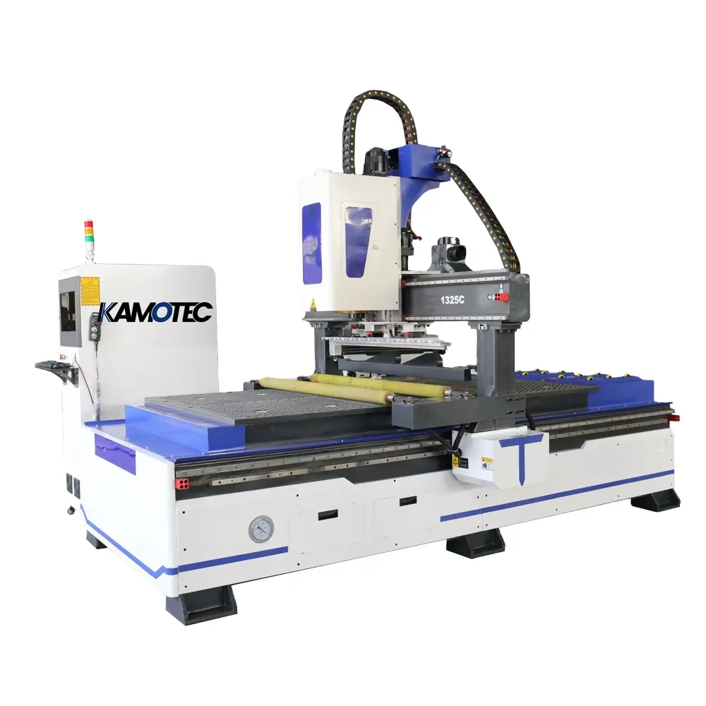 Automatic 3 Axis Cnc Woodworking Carving Machine 1300*2500mm With Linear Tool Magazine Cnc 1325 Wood Cutting Machine