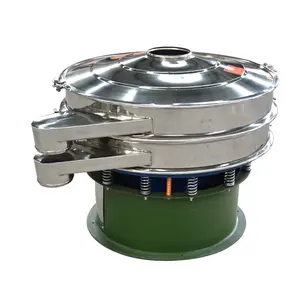 Single electric circular vibrating screen sieve for separation multi-layer vibrating shaker sieve machine olive sieve