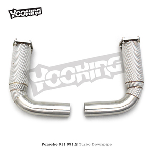 Escape de coche automático para <span class=keywords><strong>Porsche</strong></span> 911 <span class=keywords><strong>991</strong></span>/<span class=keywords><strong>991</strong></span>.2 <span class=keywords><strong>Turbo</strong></span> S 3,8 T 2017-2019 tubo de escape de flujo libre de acero inoxidable - Product Image 6