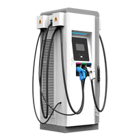 Étanche 120kw 60kw ad dc ev charge pile point chademo ccs 2 plug dc 3 phase ev chargeur