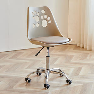 Venta al por mayor cómoda moderna asequible Rosa acolchado <span class=keywords><strong>tulip</strong></span>án giratorio plástico <span class=keywords><strong>Silla</strong></span> de <span class=keywords><strong>escritorio</strong></span> de oficina - Product Image 6